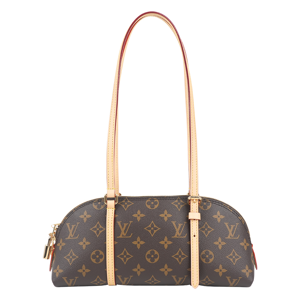 【Louis Vuitton】Squire Monogram 長型法棍包/貝殼包(棕色) M28953/ 平行輸入