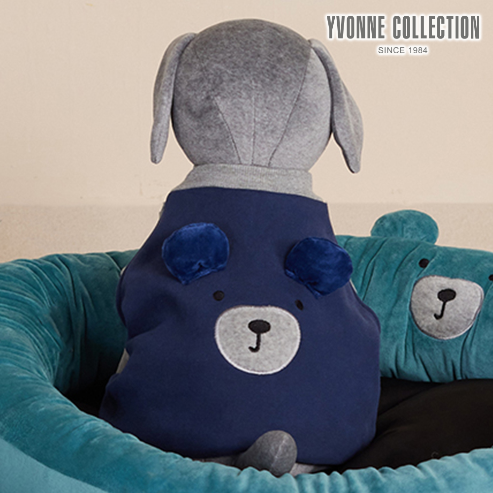 YVONNE COLLECTION 伯恩熊寵物衣-靛藍