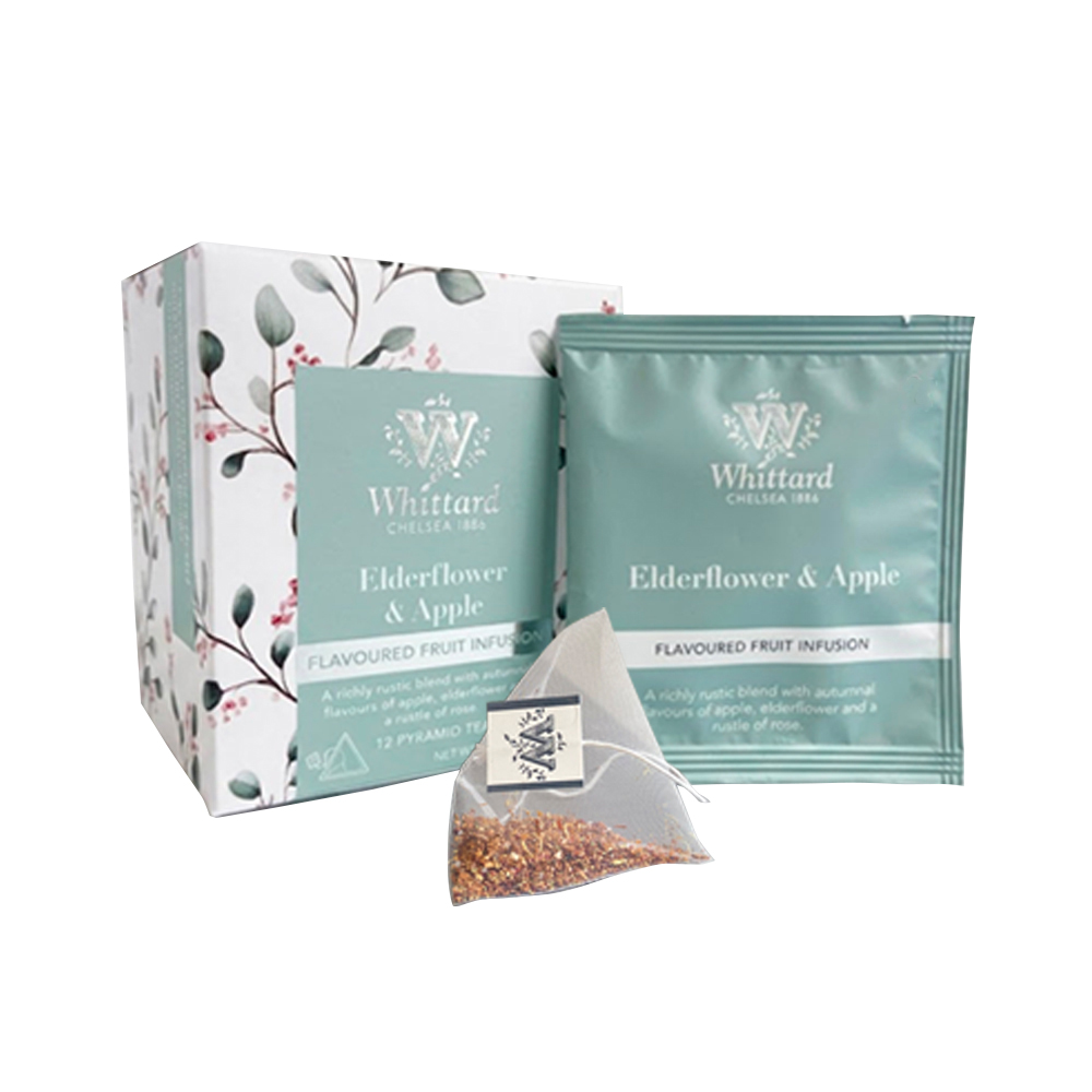 Whittard 蘋果接骨木風味茶-12入茶包