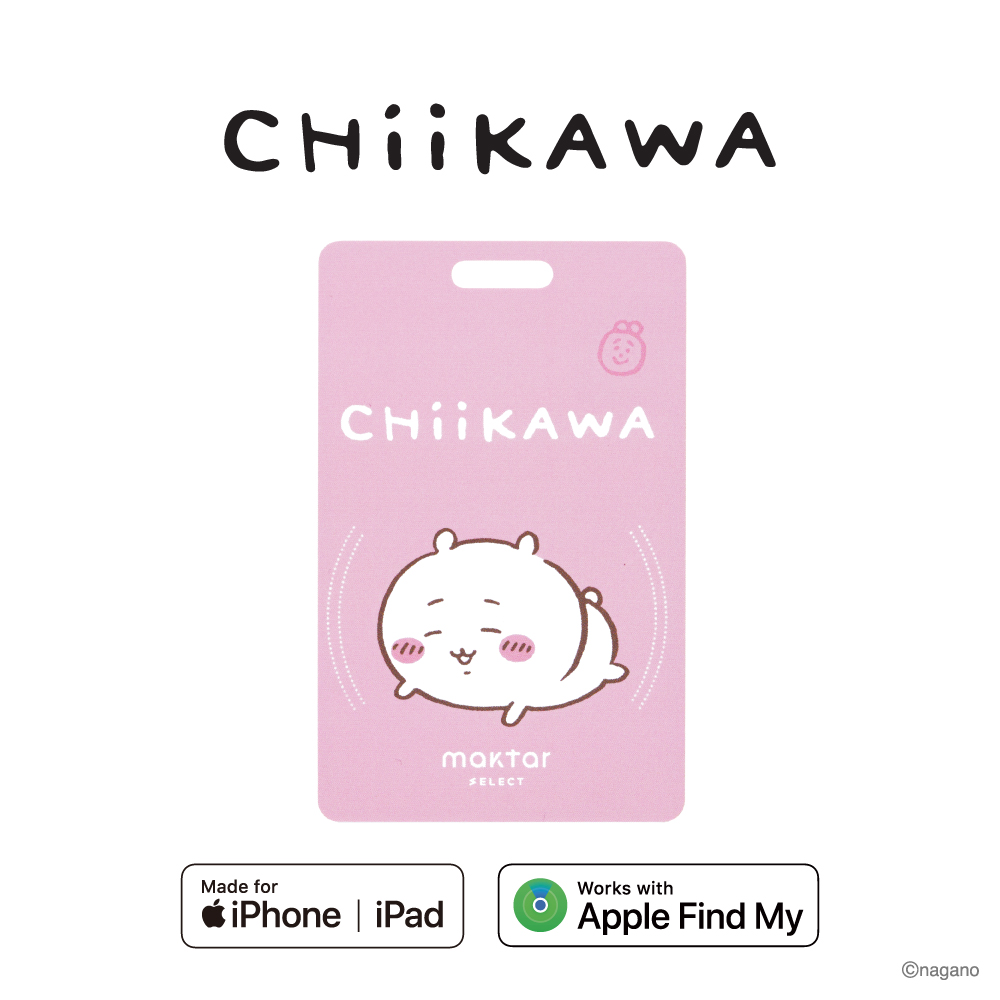 Maktar Tag卡好找CHiiKAWA吉伊卡哇即時定位防丟器 吉伊卡哇 粉