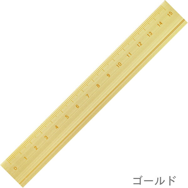 日本 SLIP-ON 鋁製直尺/ 15cm/ 金