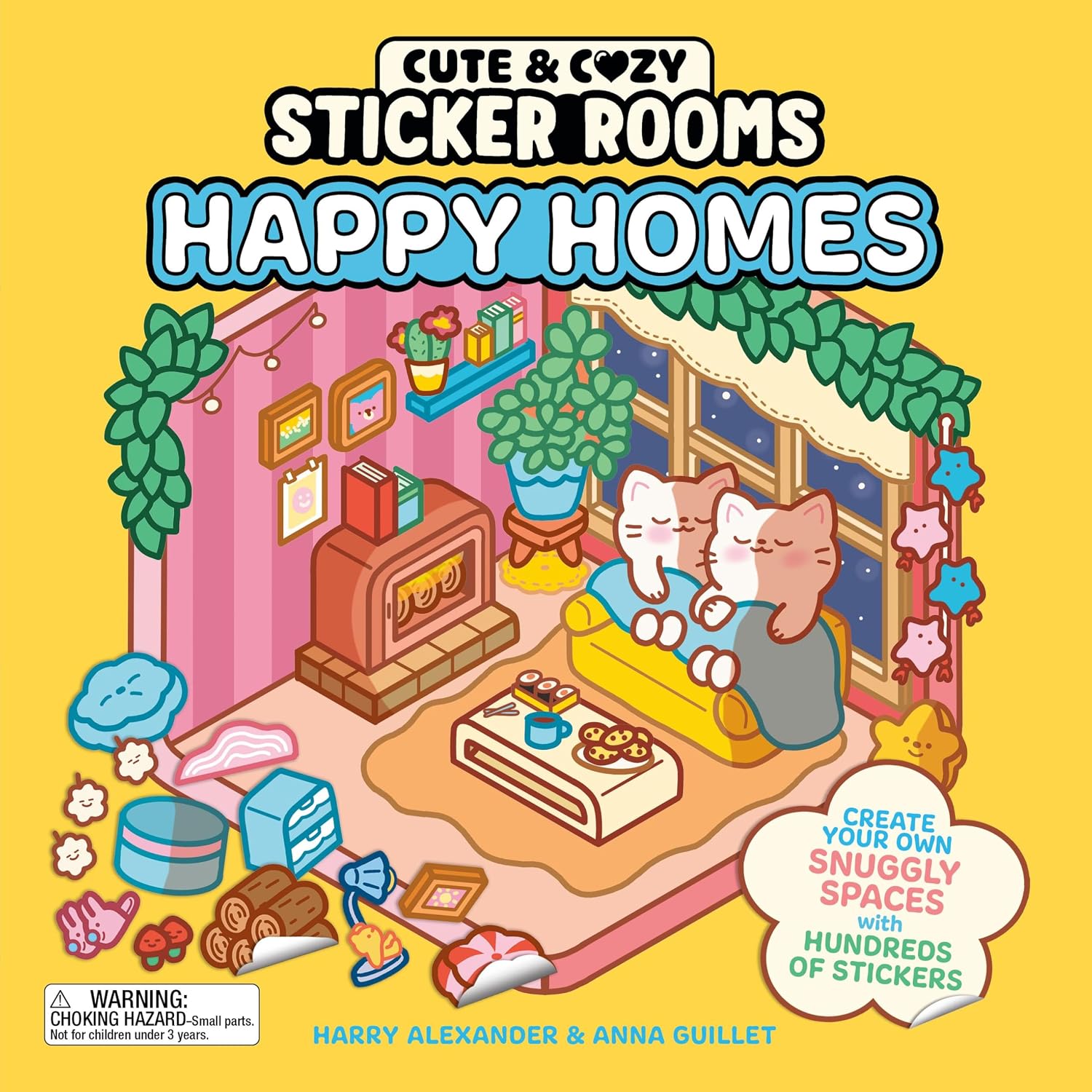 Cute & Cozy Sticker Rooms: Happy Homes