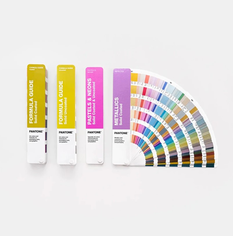 Pantone GP1605C Solid Guide Set: Formula Guide Coated & Uncoated, Pastels & Neons Guide, Metallic Guide