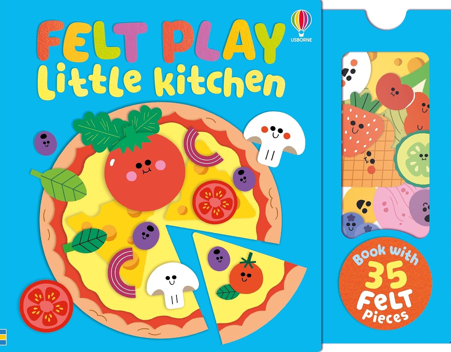 Felt Play Little Kitchen (with 35 Felt pieces)