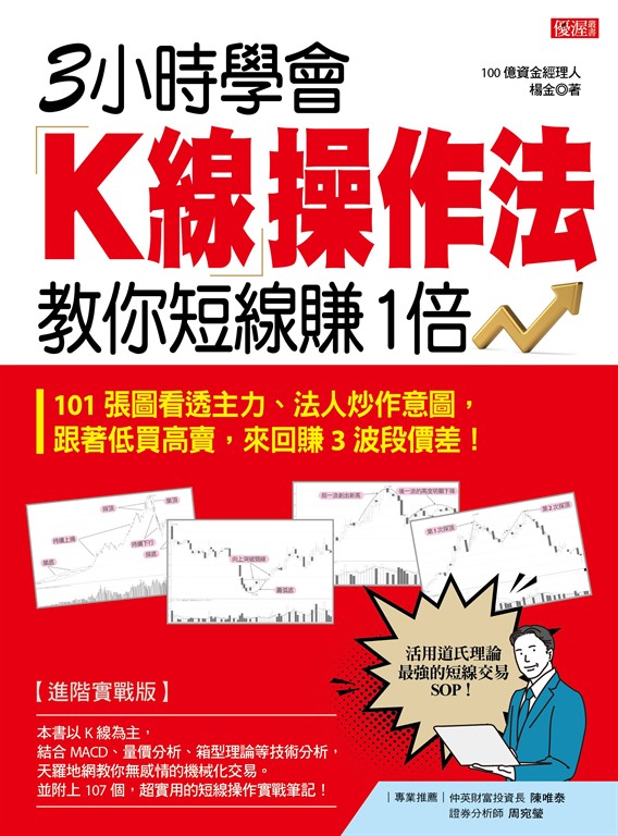 3小時學會K線操作法 教你短線賺1倍 (電子書)