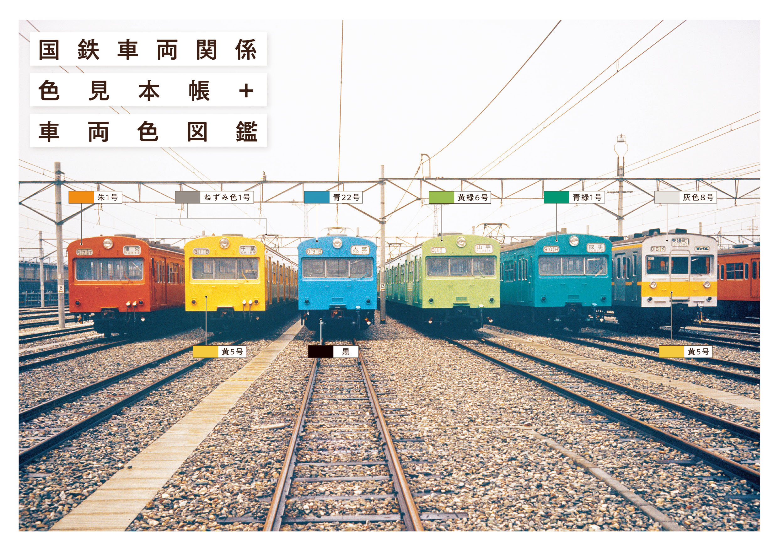 国鉄車両関係色見本帳+車両色図鑑