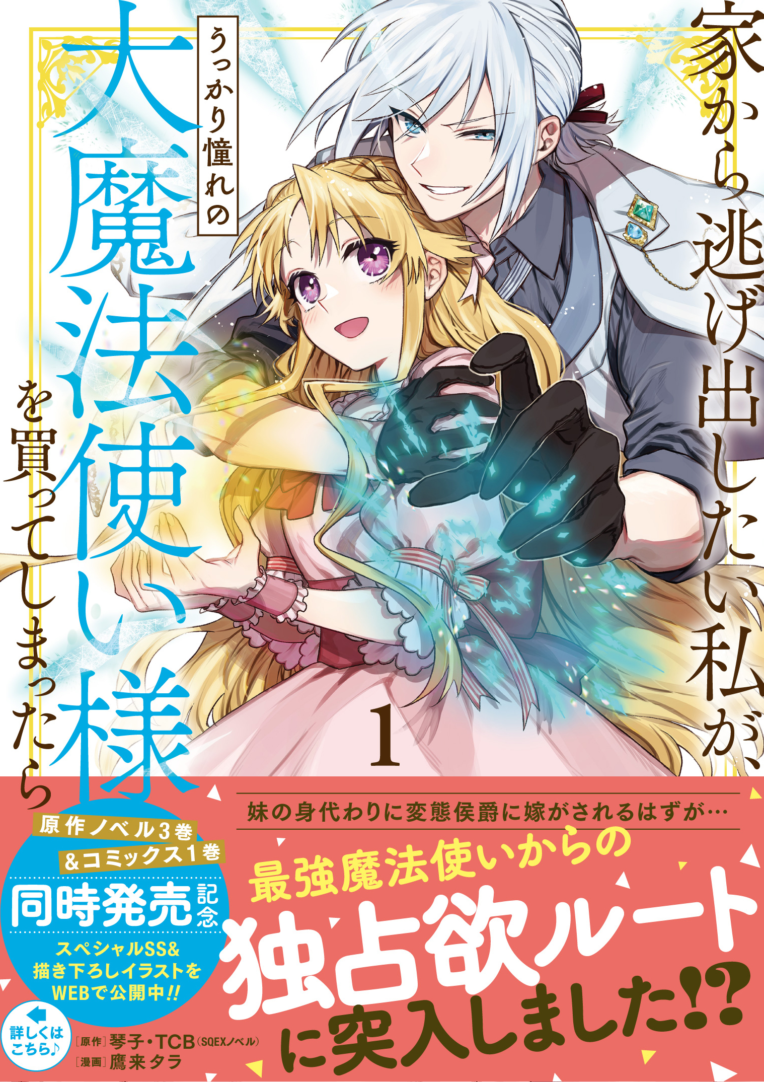 家から逃げ出したい私が、うっかり憧れの大魔法使い様を買ってしまったら 1