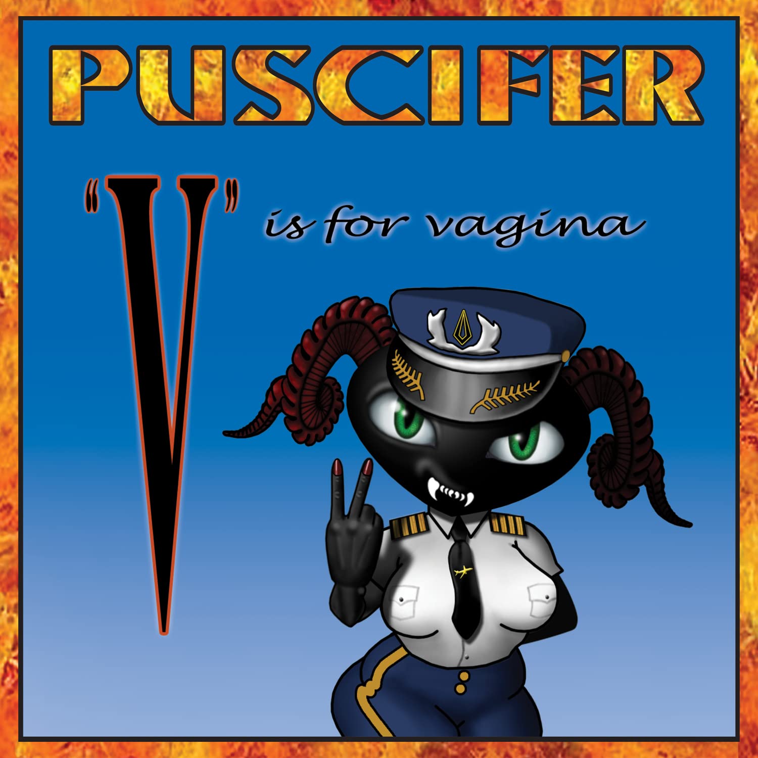 V Is For Vagina (2LP/Blue with Black Smoke Vinyl)