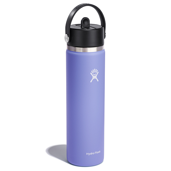 Hydro Flask 24oz寬口吸管真空保溫鋼瓶紫藤花| 誠品線上