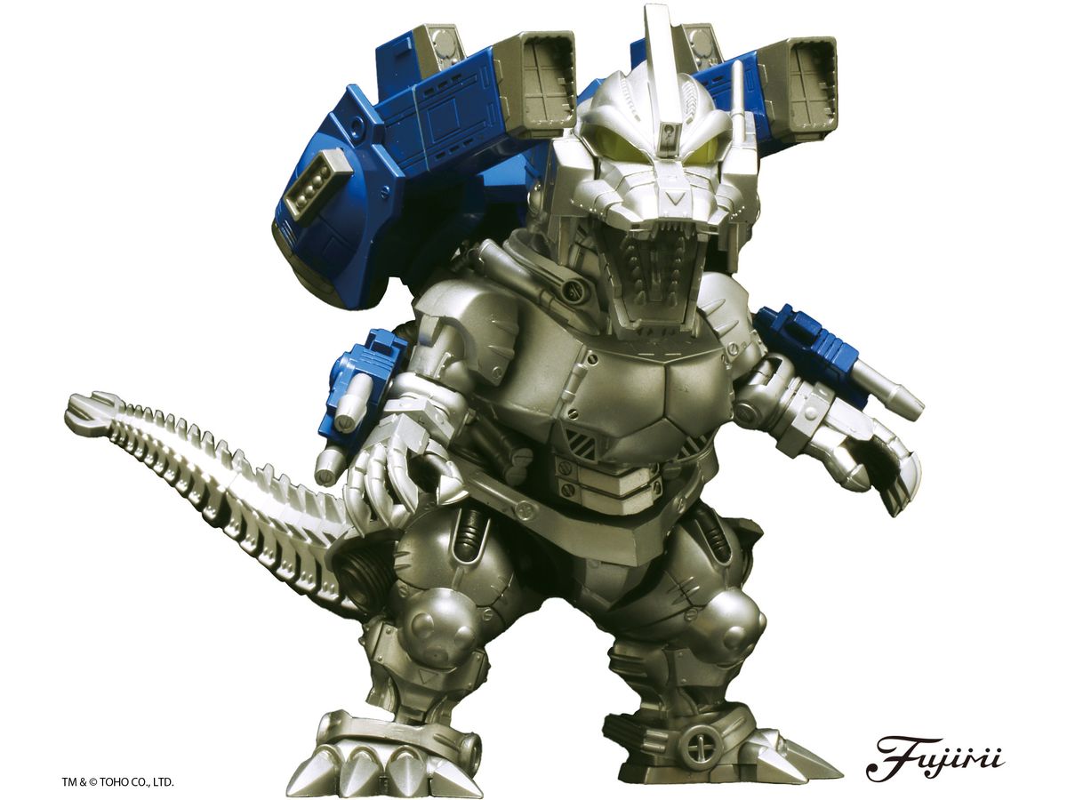 FUJIMI Q版哥吉拉系列組裝模型/ No.501/ 機械哥吉拉/ 3式機龍/ 重武裝型/ 70周年紀念版附特典