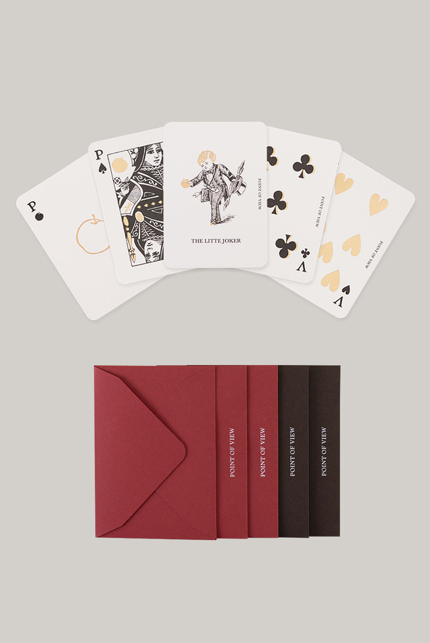 韓國 POINT OF VIEW 5入盒卡/ Playing Card