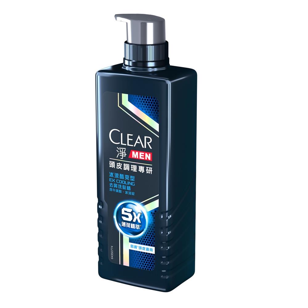 【CLEAR淨】男士頭皮調理專研去屑洗髮精/冰涼酷爽/570g
