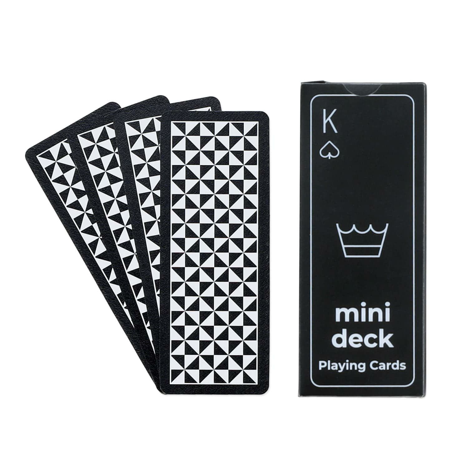 日本 HIGHTIDE 迷你撲克牌組/ 黑