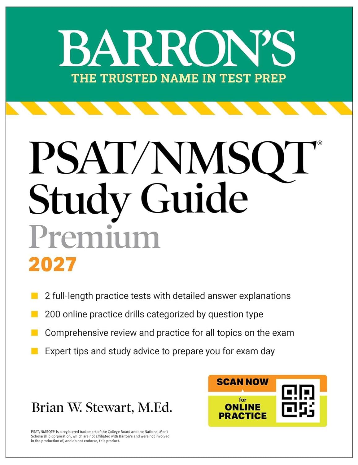 PSAT/NMSQT Premium Study Guide, 2027: 2 Practice Tests+Comprehensive Review+200 Online Drills