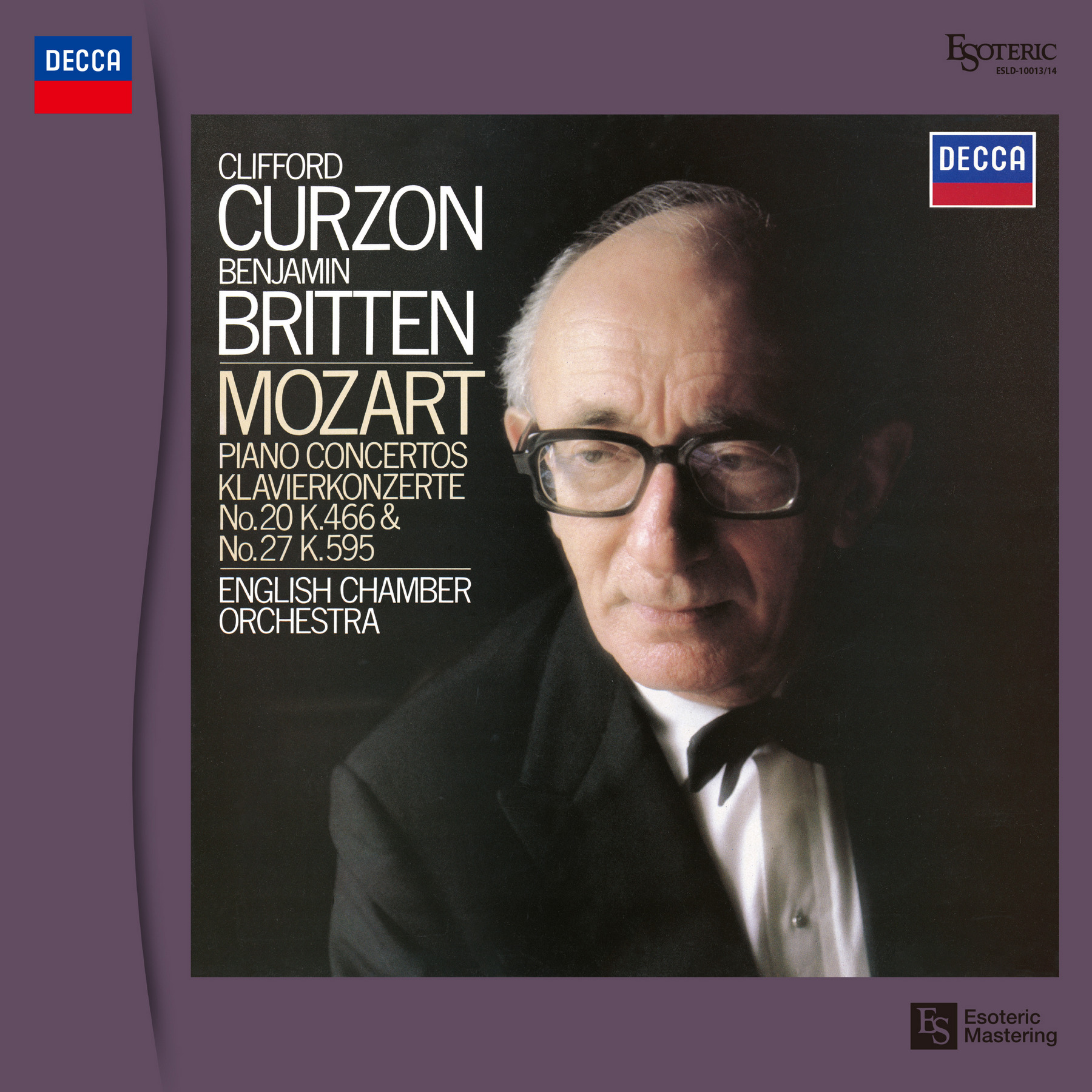 Mozart: Piano Concertos No. 20, No. 27 (2LP 180g Vinyl Esoteric