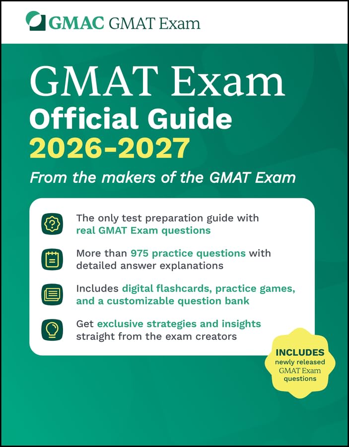 GMAT Official Guide 2026-2027: Book+Online Question Bank