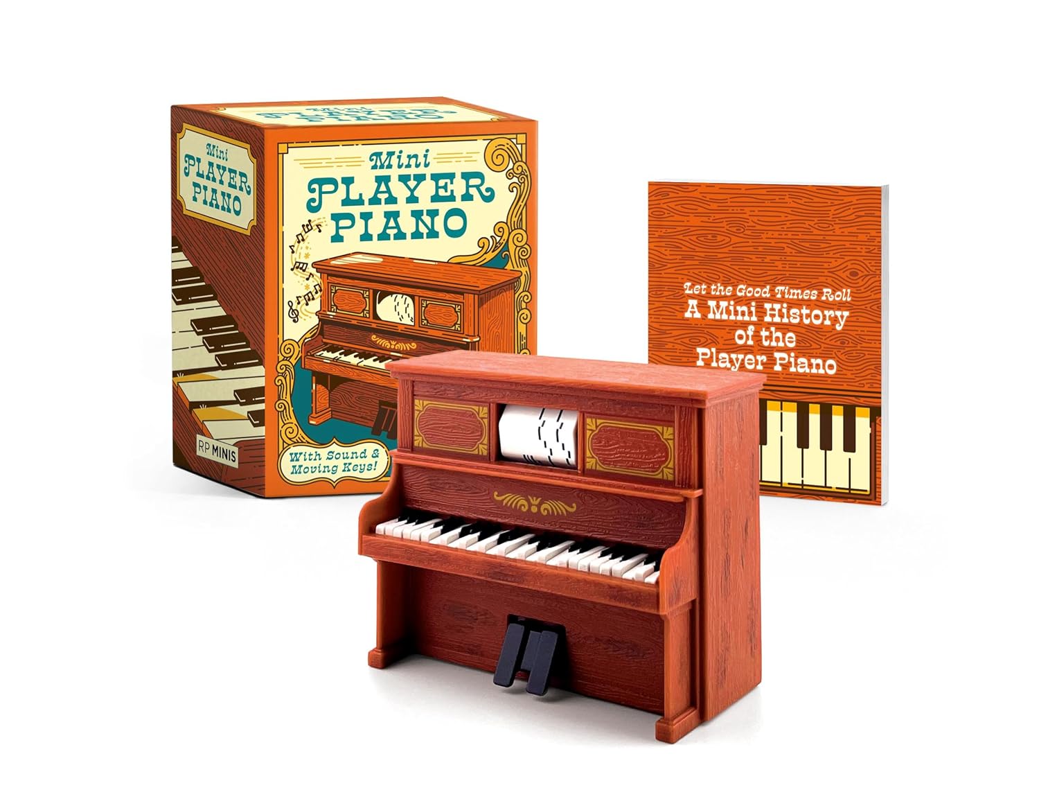 Mini Player Piano: With Sound & Moving Keys!