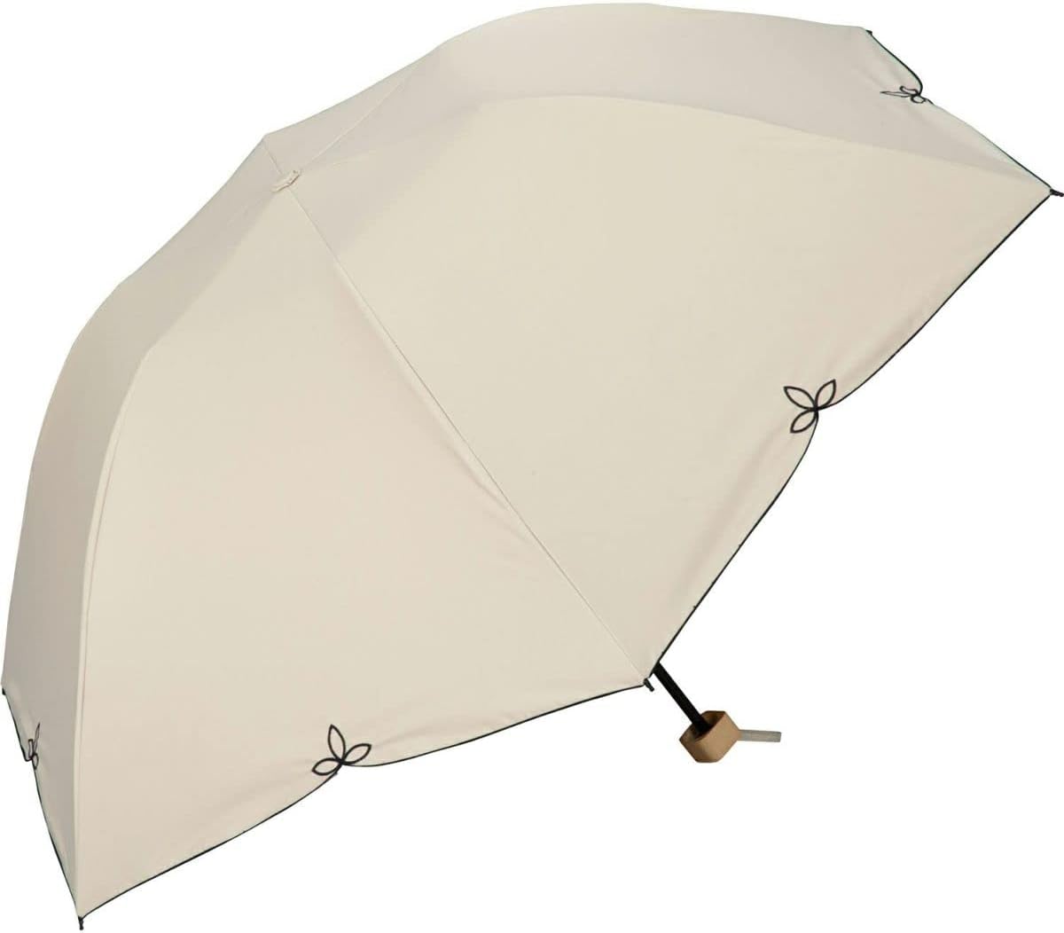 日本 Wpc. 完全遮光UV100%折傘/ Shading Dome Wide Scallop Beige