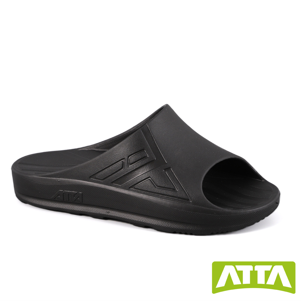ATTA40厚均壓散步拖鞋-黑色7號