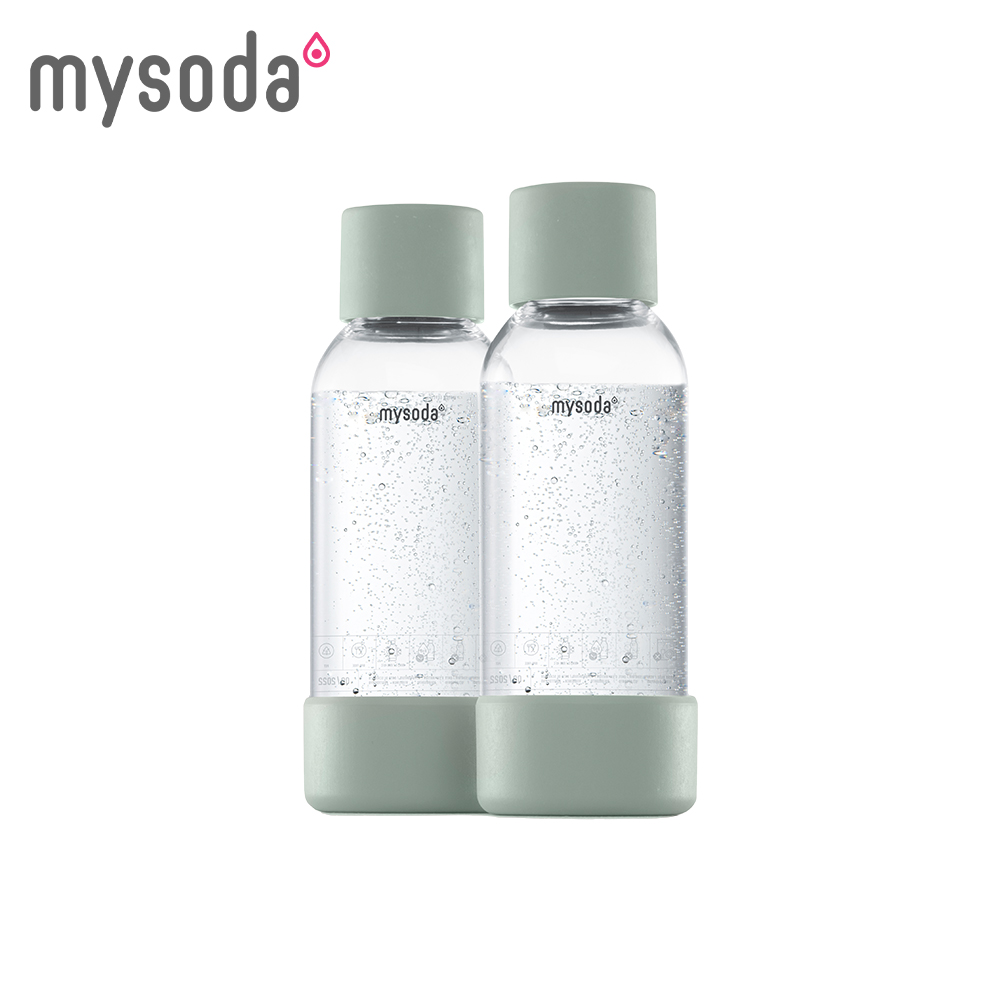 Mysoda 專用水瓶 0.5L(2入)-綠