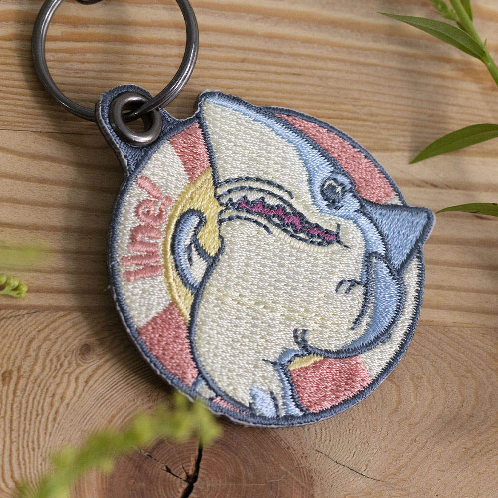 樂意Loidesign超棒棒IINE鯊刺繡吊飾