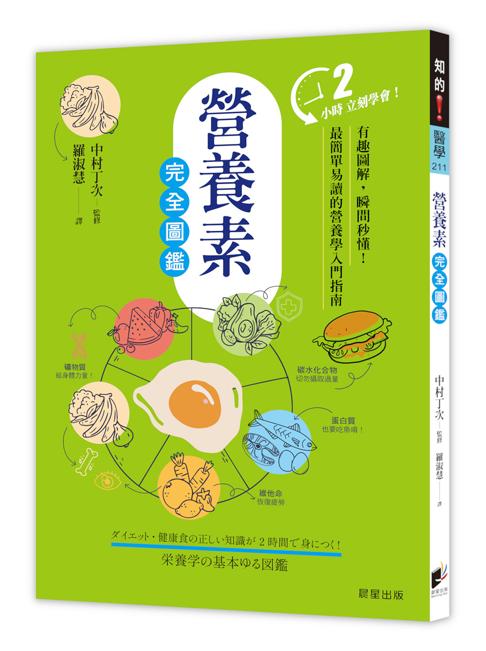 營養素完全圖鑑: 有趣圖解, 瞬間秒懂! 最簡單易讀的營養學入門指南