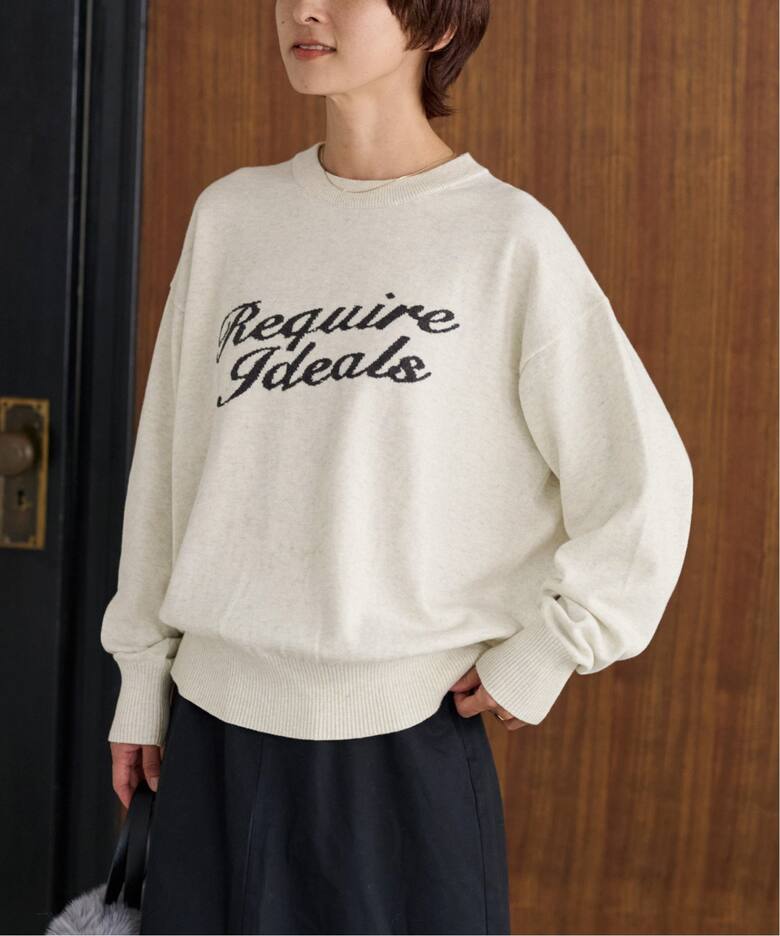 JS Relume Cotton Cashmere LOGOKNIT 針織衫白色(011) FREE | 誠