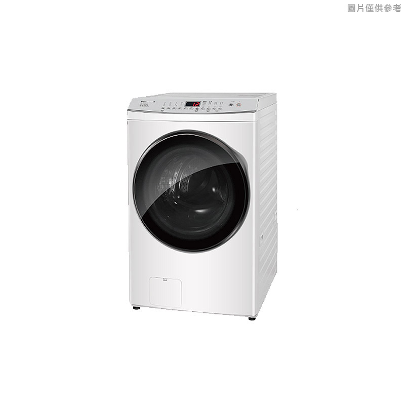 Panasonic國際家電【NA-V170MW-W】17KG變頻洗脫溫水滾筒洗衣機-冰鑽白(含標準安裝)同NA-V170MW