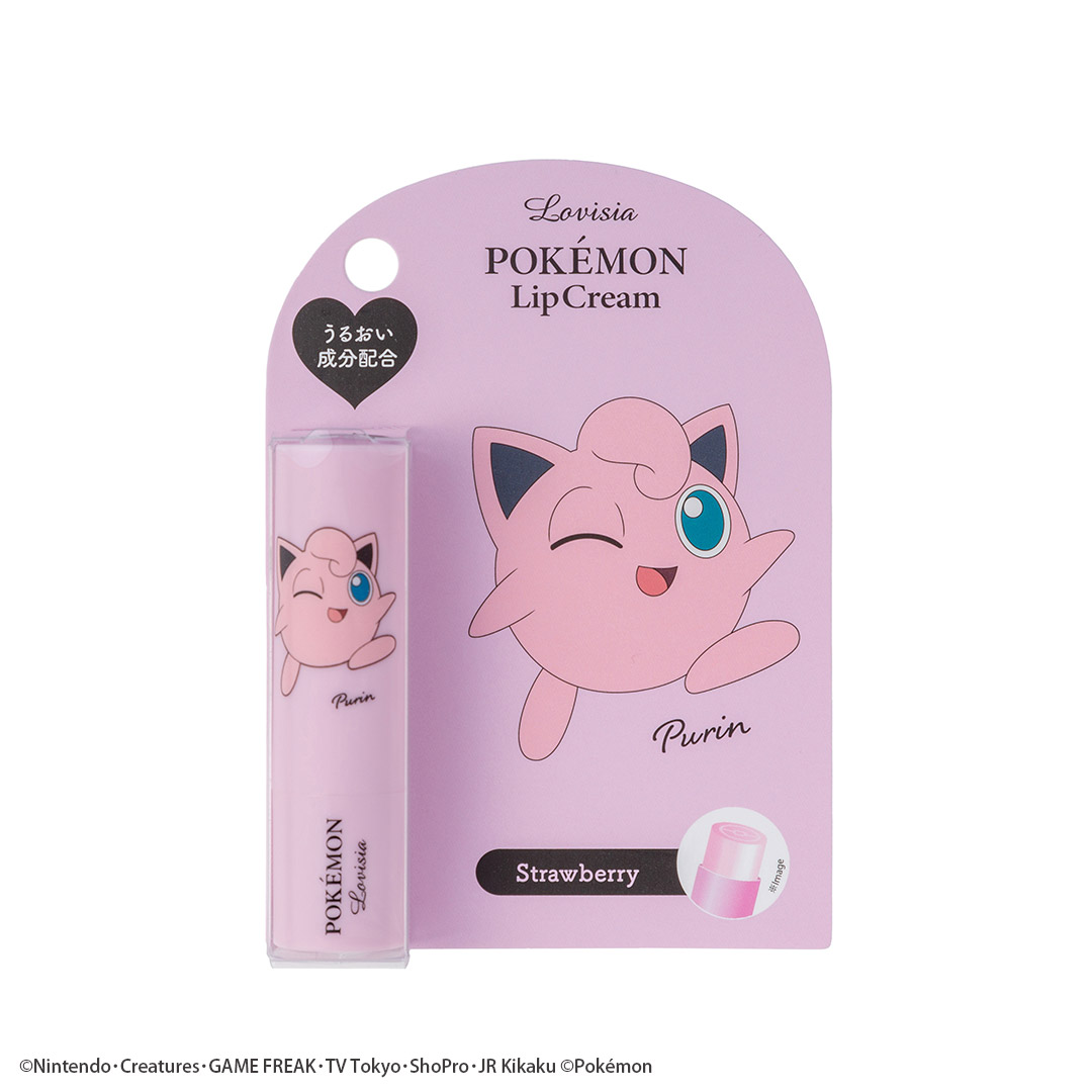 Lovisia Pokémon護唇膏/ 草莓/ 4g