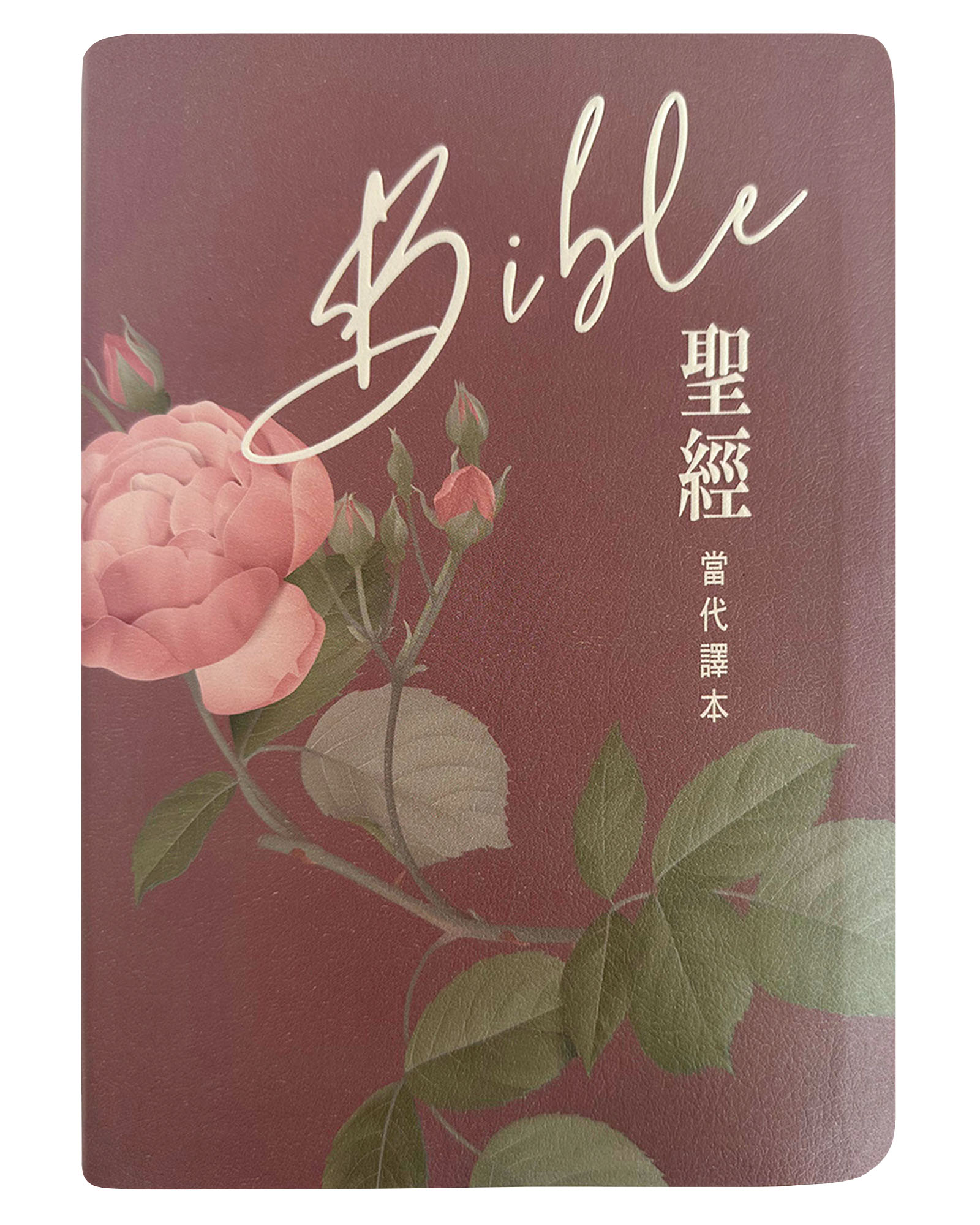聖經當代譯本 (清新粉翻口彩繪仿皮索引精裝)