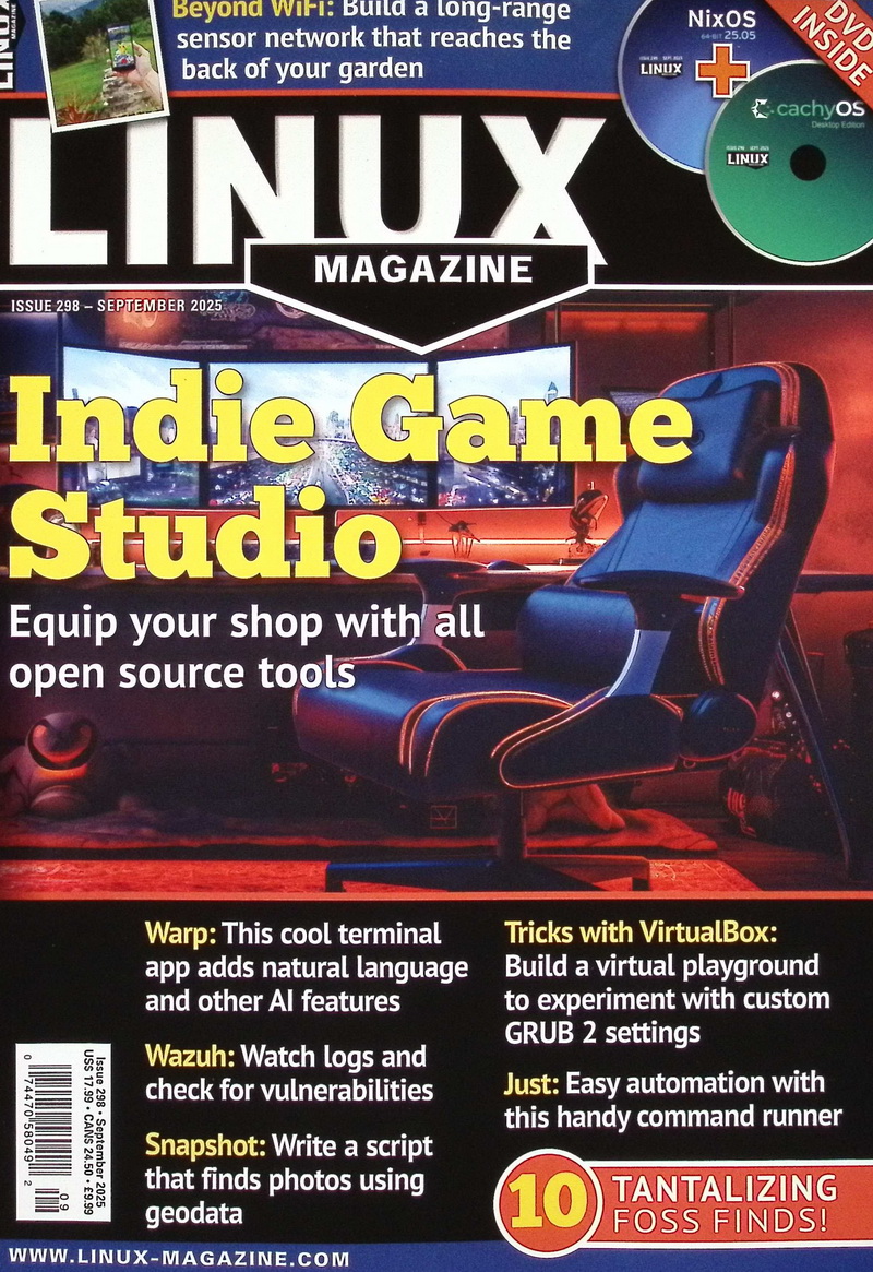 LINUX MAGAZINE (UK Sep No.298 2025 +DVD) | 誠品線上