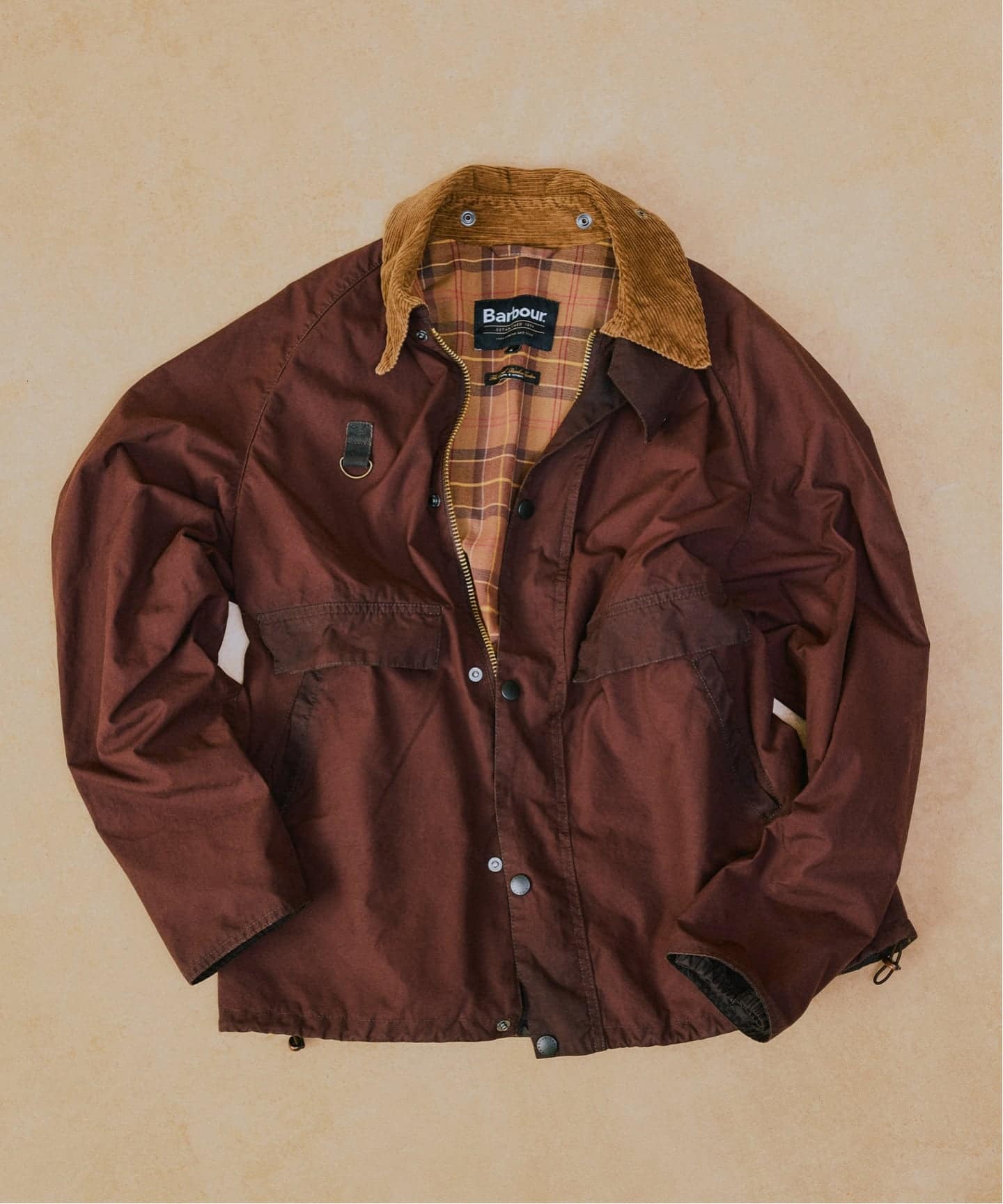 JS BARBOUR*JS SMU SPEY JACKET 外套 棕色(021) L