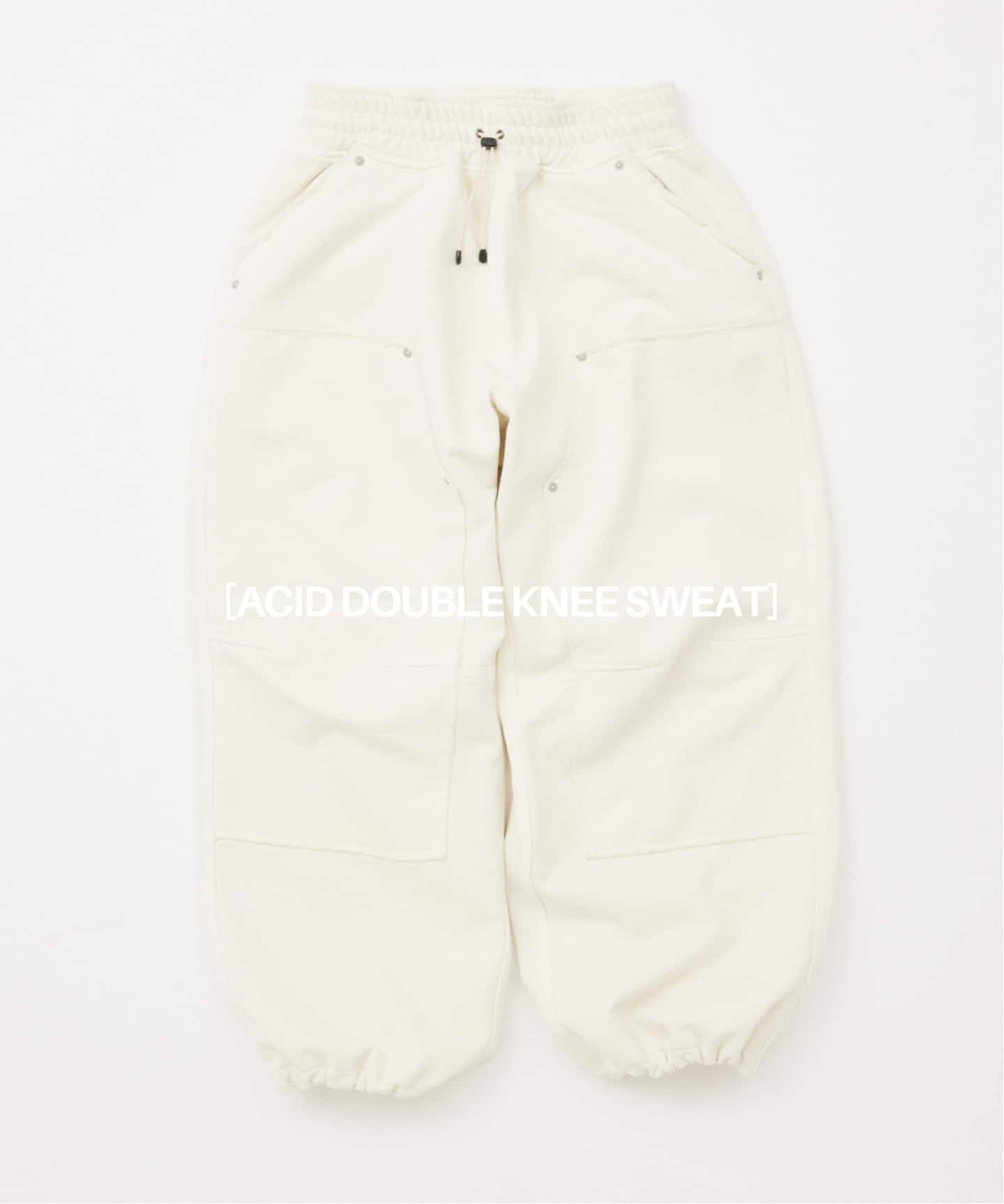 JS ACID W KNEE SWEAT PT 褲子 本色紗布色(016) M