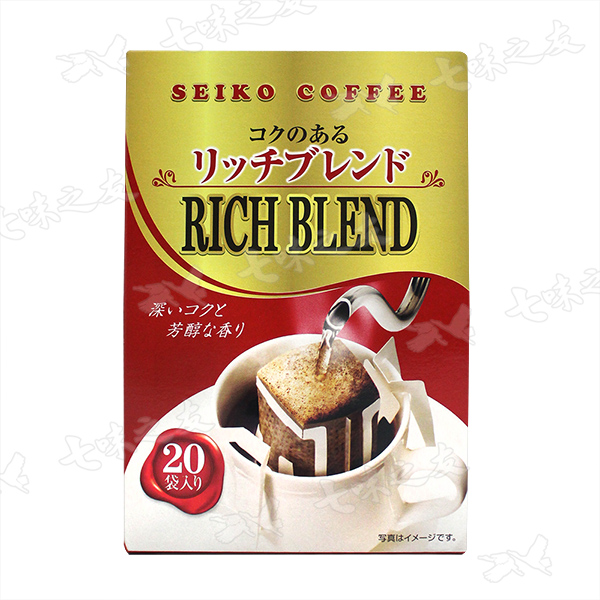 SEIKO COFFEE香醇濃調濾泡式咖啡/ 130g