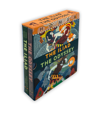 The Iliad/The Odyssey Boxed Set: (Two Illustrated Epic Retellings of Homer's Greek Myths Featuring Gods, Heroes, Battles, and Legend