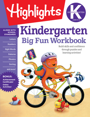 Kindergarten Big Fun Workbook: Build Skills and Confidence Through Puzzles and Early Learning Activities!