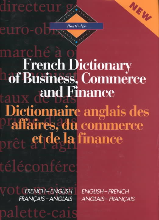 FRENCH DICTIONARY OF BUSINESS, COMMERCE AND FINANCE | 誠品線上