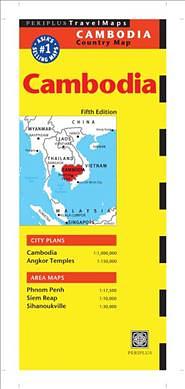 Cambodia Travel Map (5 Ed.)