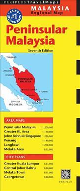 Peninsular Malaysia Travel Map (7 Ed.)