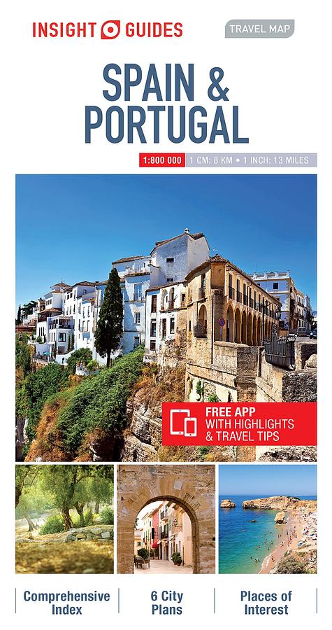 Insight Travel Map: Spain & Portugal (5 Ed.)