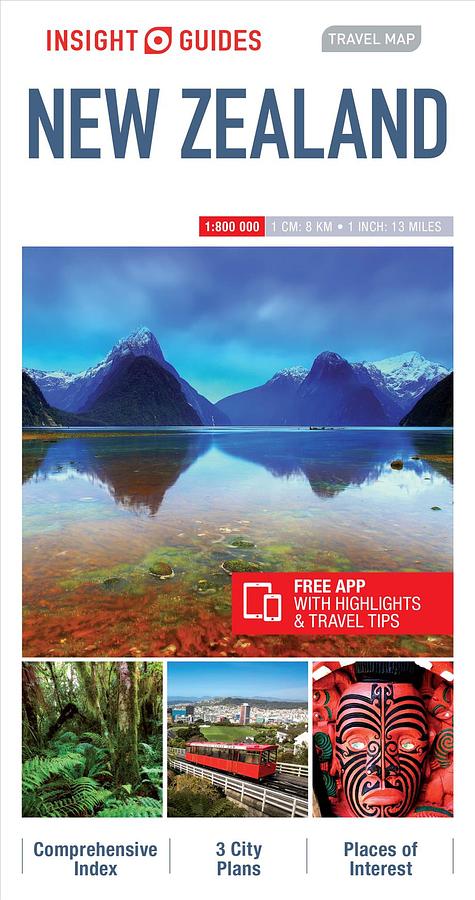 Insight Travel Map: New Zealand (4 Ed.)
