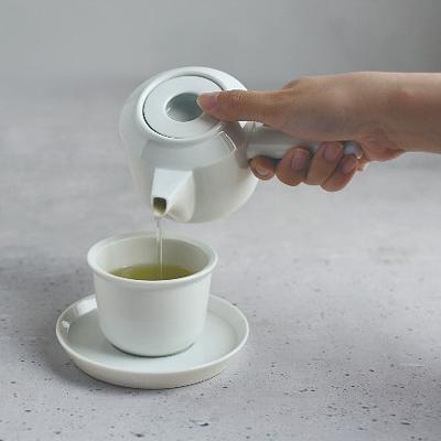 KINTO Leaves to Tea杯盤組/ 160ml/ 白