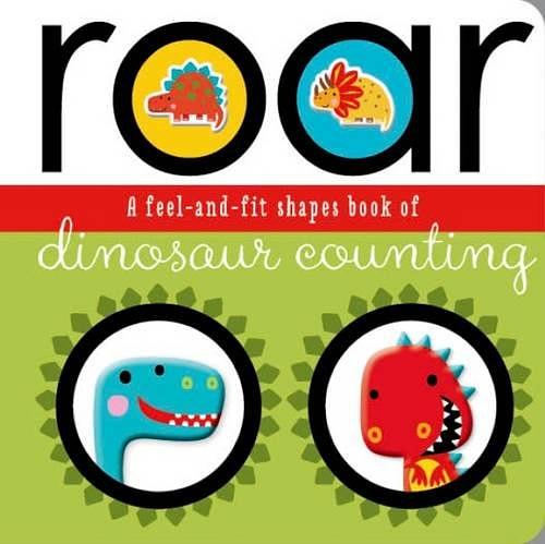 A Feel-and-Fit Shapes Books of Dinosaur Counting Roar