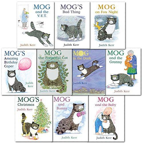 Mog the Cat 10 Books Collection Set Pack (10冊合售)