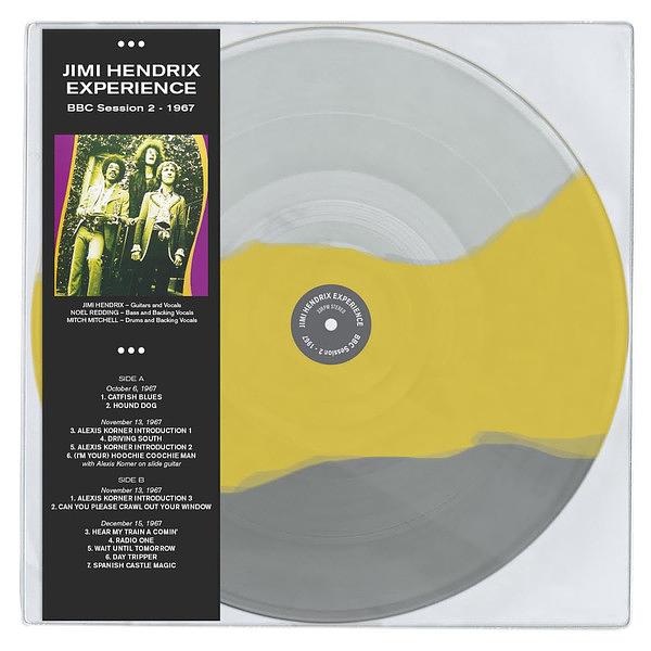 The Jimi Hendrix Experience: BBC Session 2 - 1967 (Clear/Yellow/Grey Multi Color Vinyl)