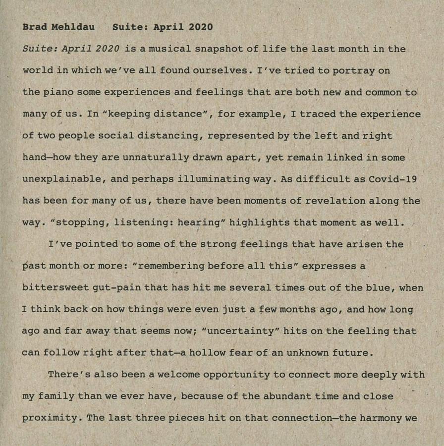 Suite: April 2020