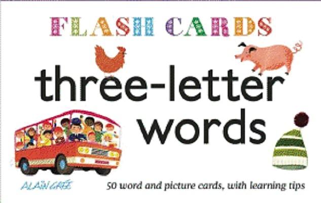 Three-Letter Words Flash Cards