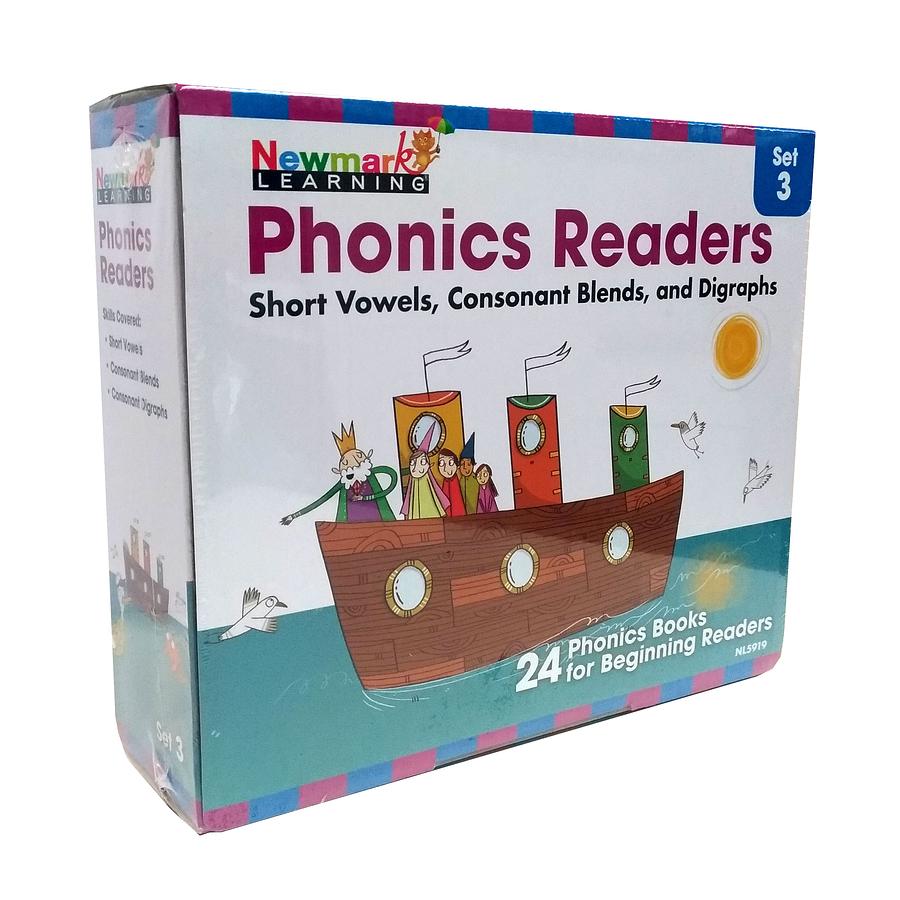 Newmark Phonics Readers Set 3: Short Vowels, Consonant Blends and Digraphs (24冊合售)