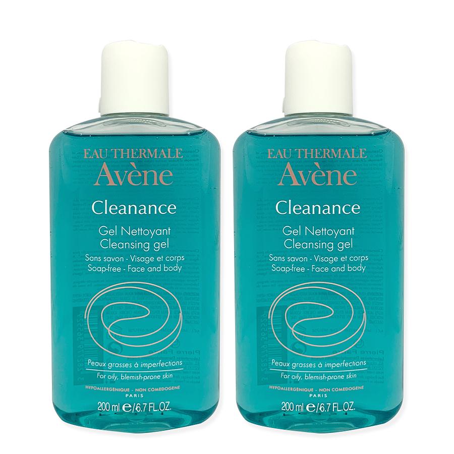 Avene 雅漾 控油清爽潔膚凝膠 200ml 兩入組(公司貨)