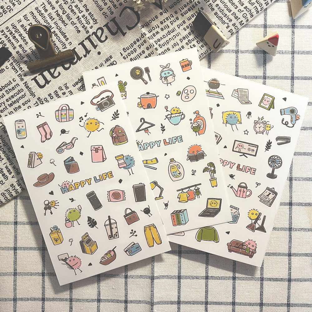 Dimanche感壓貼/ 圓眼君日常